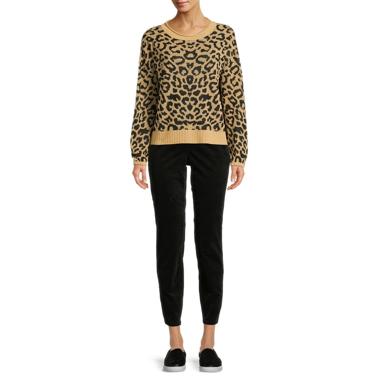 Walmart cheetah sweater sale