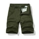 thumbnail image 1 of pstuiky Pantalones cortos cargo para hombre, Pantalones cortos cargo casuales de moda para hombre, con bolsillos y botones, cintura elástica Pantalones cortos de golf, 1 of 3