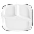 thumbnail image 1 of Ceramic Divided Serving Dish Compartment Dinner Plate Breakfast Food Holder Divided Tableware, 1 of 8