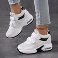 thumbnail image 6 of NexTorq Womens Shoes Casual, Women's Running Shoes, Walking Shoes Women, Womens Workout Shoes, Women's Wedge Heel Fashion Sneakers Comfortable Walking Shoes Casual Running Sneakers, White, 7, 6 of 6