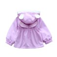 thumbnail image 4 of RXIRUCGD Children's Clothing Children's Spring Coats Small And Medium-sized Children's Spring Coats( Purple, Size:18 Months ), 4 of 5