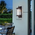 thumbnail image 4 of Vintage Wall Lamp IP65 Waterproof Aluminum & Iron Fixture Outdoor Sconce Wall Lanterns E26 Bulb Compatible Perfect for Indoor & Outdoor Decor, 4 of 12