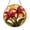 Acrylic 3.5 Inch, variant on Purple Iris Floral Stained Glass Suncatcher Window Decor, Round Glass Hanging Ornament, Botanical Art Panel, Decorative Gift for Garden and Flower Enthusiasts