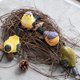 thumbnail image 4 of estatua de pájaro 4 piezas resina pájaros animales estatuilla jardín decoración hogar césped Micro paisaje patio ornamentos Magideal estatua de pájaro, 4 of 8