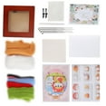Needle Felting Kit Photo Frame Wool Felting Supplies Animal Plush Doll