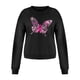 thumbnail image 4 of Pntutb pecho moda mujer Casual manga larga impreso señoras sudaderas cortas tops Pntutb Pntutb-6179, 4 of 9