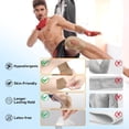 thumbnail image 5 of otnbgsr Precut Knee Tape 20 Pcs Elastic Athletic Tape Waterproof Breathable Easy Apply Support Tape for Sports Fitness Training, 5 of 9
