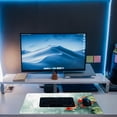 thumbnail image 6 of Desk Pad, Watercolor Koi Fish Desk Mat, Koi Fish in Pond Large Gaming Mouse Pad, 31.5"x11.8" Extended Big Computer Keyboard Mouse Pad with Non-Slip Base and Stitched Edge, 6 of 13