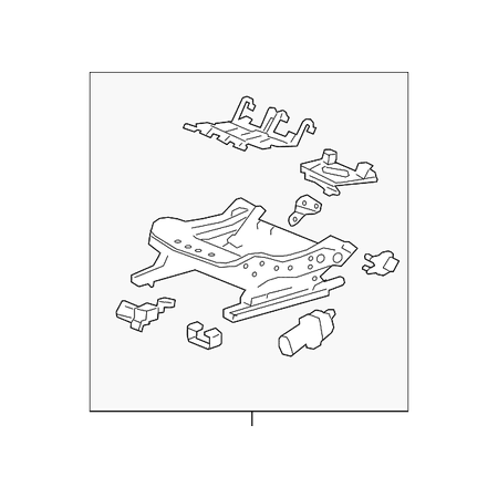 Genuine OE GM Seat Frame - 13513074