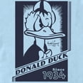 thumbnail image 2 of Men's Mickey & Friends Donald Duck Since 1934 Poster Graphic Tee Light Blue Medium, 2 of 4