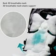 thumbnail image 4 of Warm Thick  Cushion Spinal  Pure Cotton Fabric WashablePad for Dining Chairs Umbrella Strollers, 4 of 8
