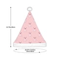 thumbnail image 3 of Cauagu Pig Polka Dot for Adult Christmas Hat,1-Pack Xmas Holiday Hat Santa Hat for Women & Men Festive Headwear Accessories Fit for Christmas/New Year/Party, 3 of 6