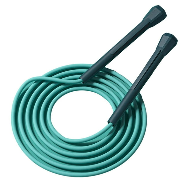 CSChome Jump Rope Skipping Rope Kids Indoor Outdoor Length Adjustable Ergonomic Handle Lightweight Cord-free Comfortable Grip Weight Loss
