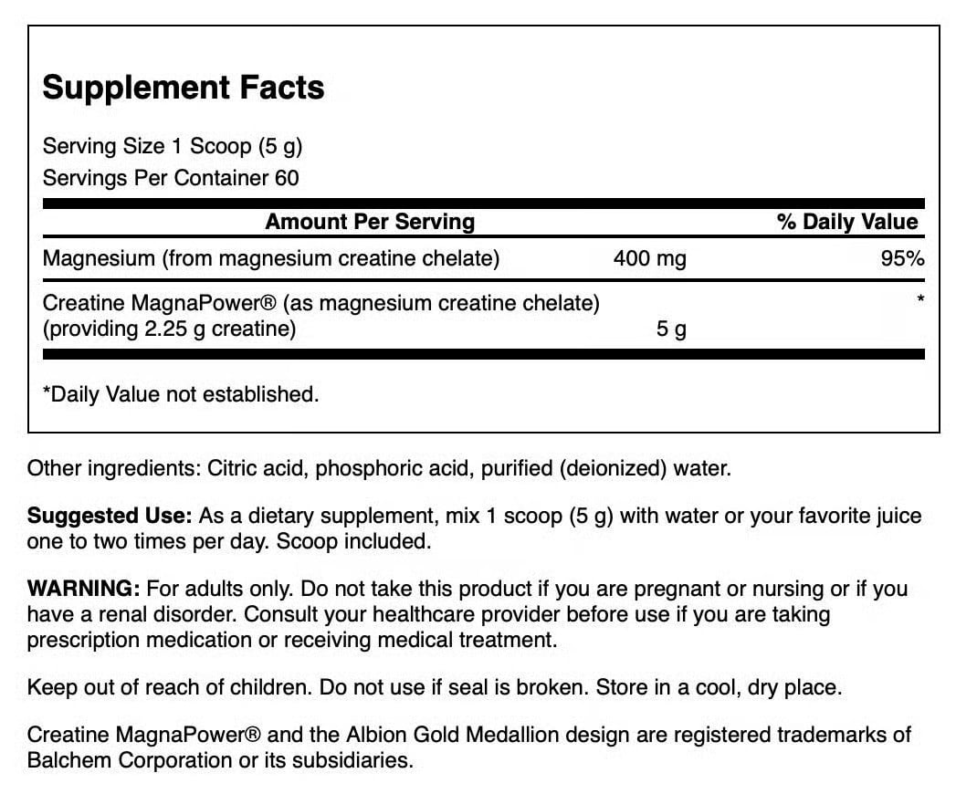 Swanson 100% Pure Creatine Magnapower 10.6 Ounce (300 g) Pwdr (2 Pack)