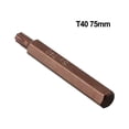 thumbnail image 4 of 1 Pcs Torx Star Screwdriver bits 75mm Hex Shank T40, 4 of 9