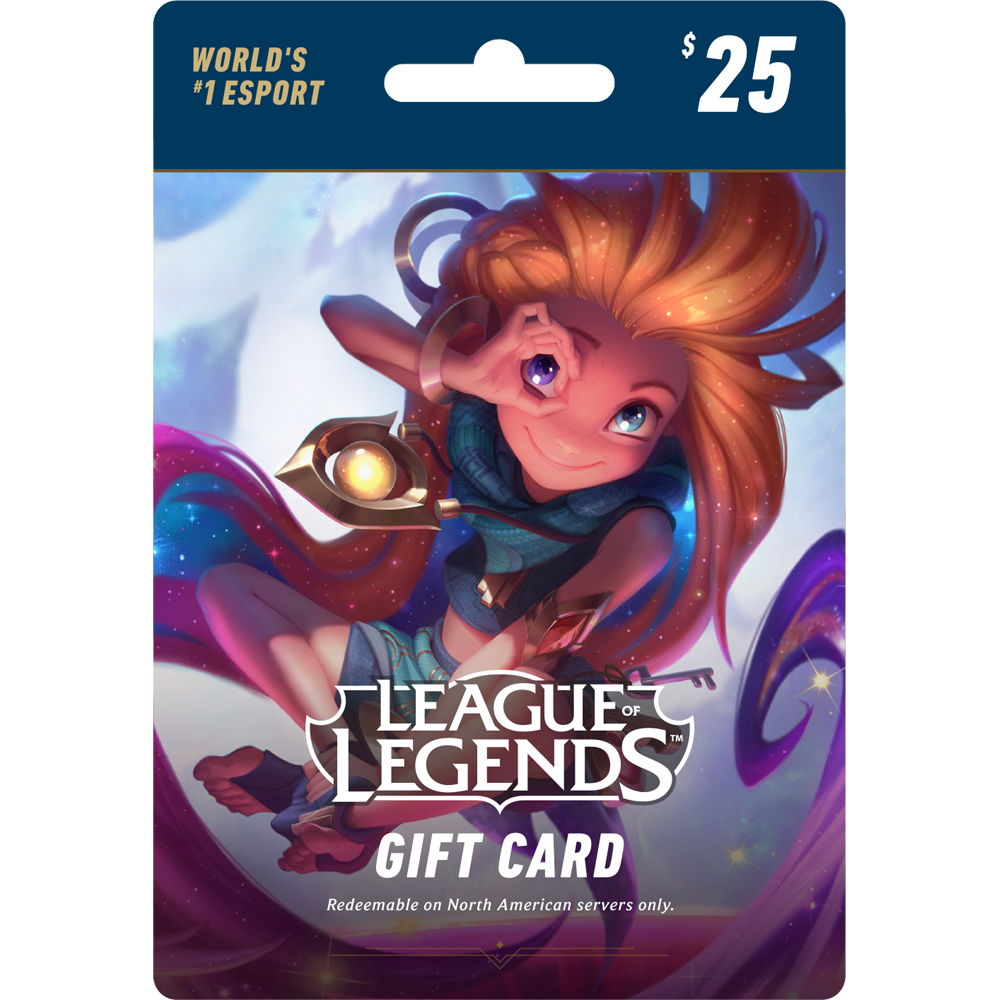 League of Legends Riot Points 25 Gift Card ? 3500 Riot Points