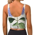thumbnail image 4 of Picia Vintage Flower Sports Bra for Women,Padded Strappy Sports Bras Medium Support Yoga Bra with Removable Cups,Running Yoga Bra-XX-Large, 4 of 9