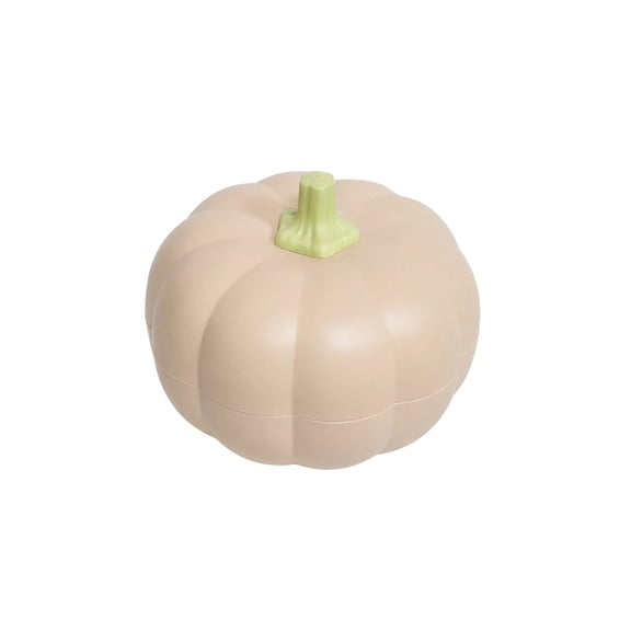 Halloween Pumpkin Shaped Serving Tray with Lid, Creative Double Tier Plastic Snack Box Container for Candy Fruit and Nut Serving