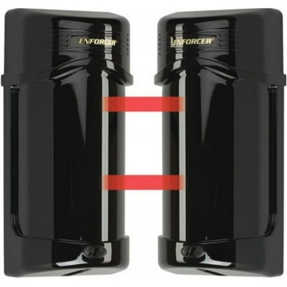 CintBllTer E-960-D190Q Enforcer Photobeam Detectors with Laser Beam Alignment, 190' Outdoor/390' Indoor Sensing Range, Non-polarized Power Onputs, Pack of 1 Including 2 Detectors