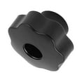 thumbnail image 3 of 7mm Dia Female Thread Through Hole Star Head Screw Clamping Knob Grip Black, 3 of 4