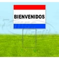 thumbnail image 1 of Bienvenidos (18" x 24") Yard Sign, Includes Metal Step Stake, 1 of 6