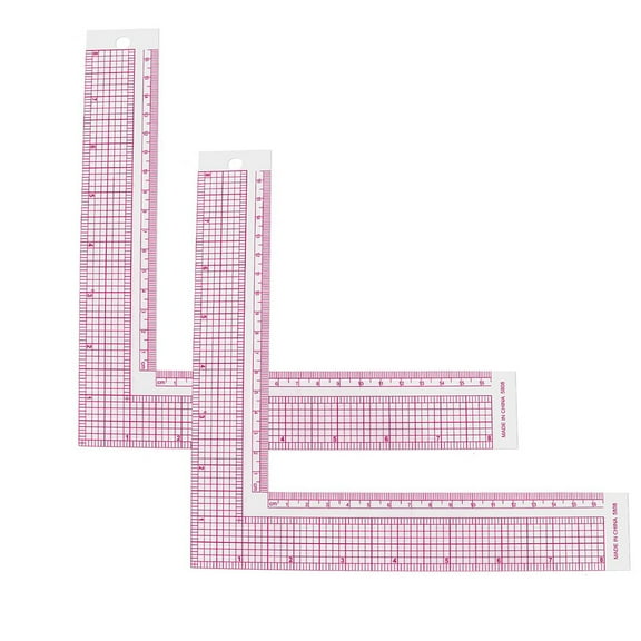 1pcs L Shape Drawing Supplies Quilting Ruler Right Angle Sewing Accessories Patchwork Tool Garment Cutting Craft Scale Ruler