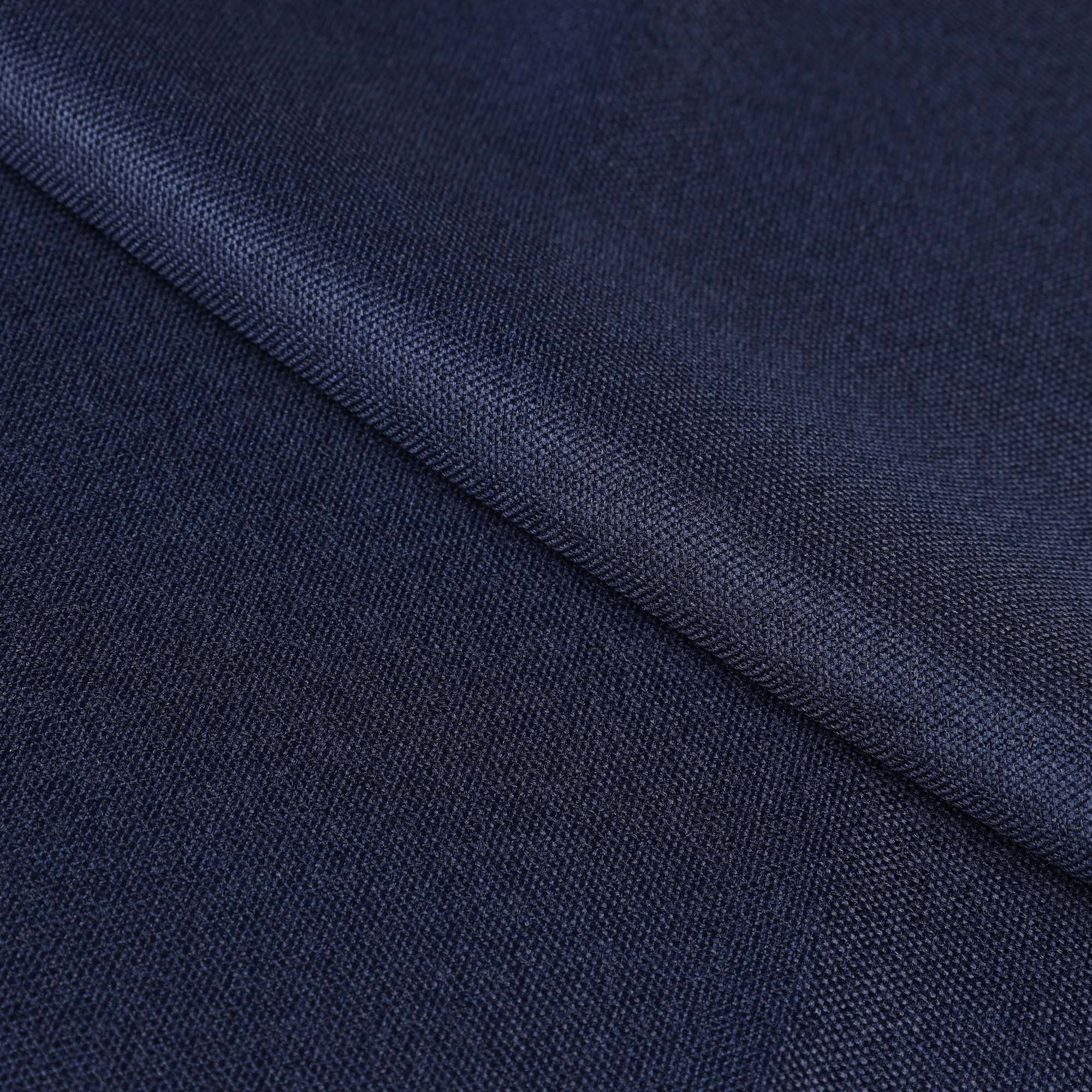 Superior Linen Blackout Curtains Set of 2, Grommet Header Curtain Panel Pair, Navy Blue, 42"W x 63"L
