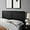 Black, variant on MOD-6220-BLK Archie Twin Wood Headboard, Black