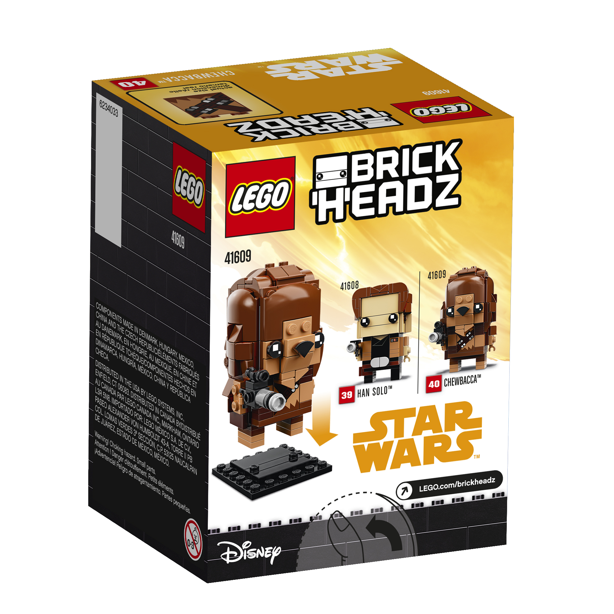 LEGO BrickHeadz Chewbacca 41609 - image 4 of 6