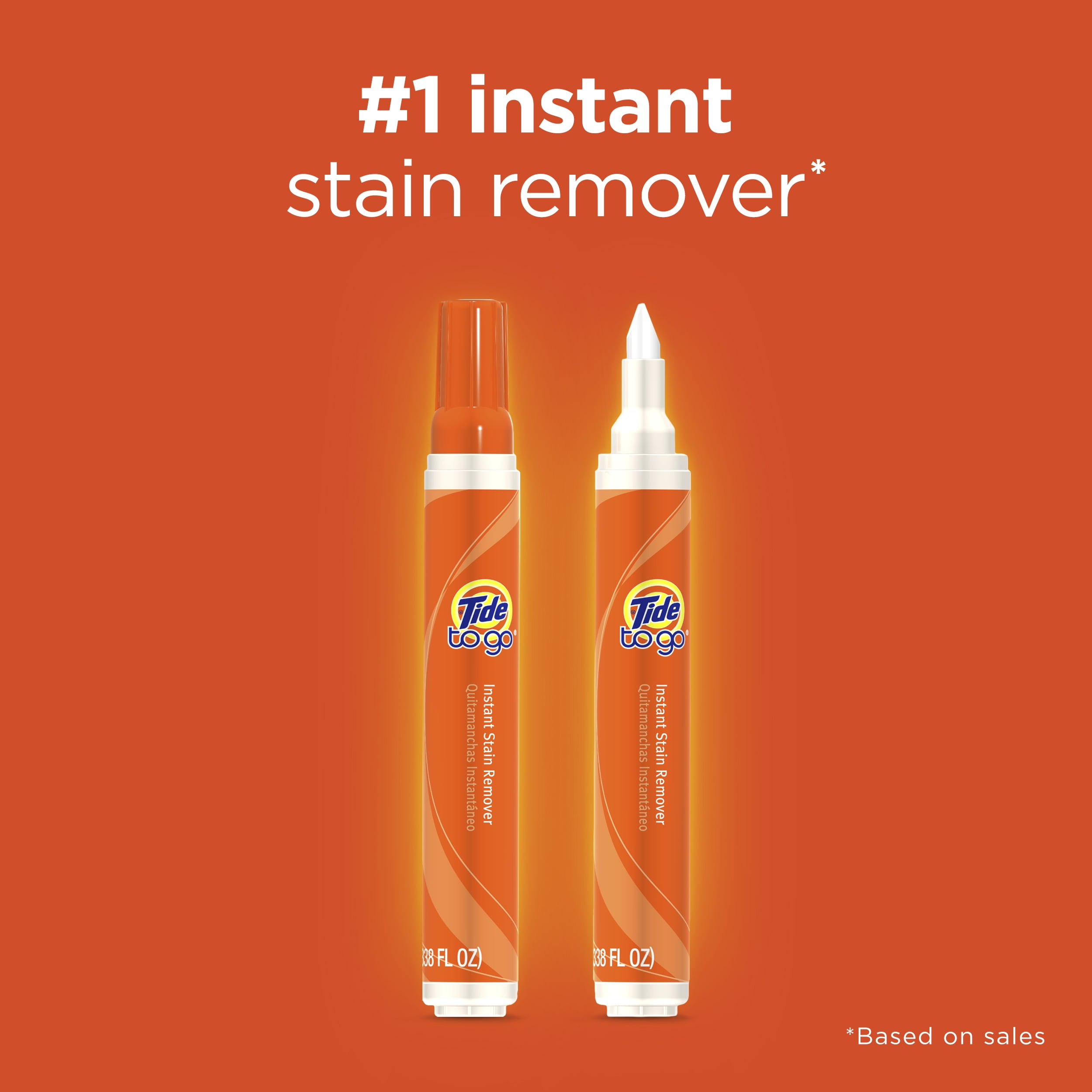 Tide To Go Mini Stain Remover Pens Unscented 60 ML Orange - Office Depot
