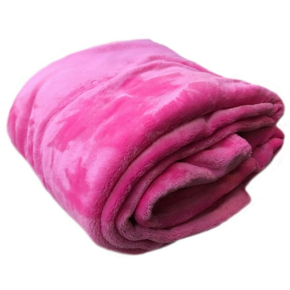 Pink Super Soft Warm Cozy Flannel Fleece Micro Plush Microfiber Bed Throw Blanket