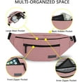 thumbnail image 2 of MAXTOP Large Fanny Pack with 4 Zipper Pockets, Crossbody Waist Bag for Traveling, Running, Sports, Casual Use, 2 of 6