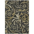 thumbnail image 2 of Addison Rugs Chantille Indoor/Outdoor Transitional Swirls Black Washable Rectangle Rug, 5' x 7'6", 2 of 6