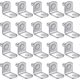 thumbnail image 1 of 20 Pieces Metal L Shape Shelf Support Pegs, 5mm Bracket Bracket, Brackets And Shelf Cleats For Furniture Cabinet Cupboard Bookcase, 1 of 4