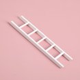 thumbnail image 4 of 1pc Mini House Ladder Miniature Solid Wood Ladder Staircase Model Craft DIY Accessory (White), 4 of 8