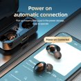 thumbnail image 4 of Auriculares inalámbricos Tholdsy 1 par LED IPX5 impermeables Bluetooth V5.0 negro, 4 of 6