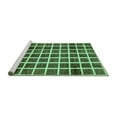 thumbnail image 2 of Ahgly Company Machine Washable Indoor Rectangle Checkered Turquoise Blue Modern Area Rugs, 5' x 8', 2 of 4