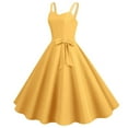 thumbnail image 5 of Robe d'Été pour Femmes Aguichant Mode Femmes Été Robe à Encolure Carrée Style Poupée Robe Imprimée Sans Manches Robe à Bretelles Hauts Aguichant pour Femmes Été Aguichant Robe d'Été pour Femmes, 5 of 5