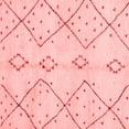 thumbnail image 1 of Ahgly Company Machine Washable Indoor Square Solid Red Modern Area Rugs, 3' Square, 1 of 4