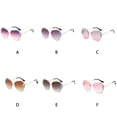 thumbnail image 3 of Minnieouse Gafas sin montura Gafas de sol Ins Multipropósito Playa de gran tamaño Multicolor Mano de obra fina Lentes de bloqueo de luz de larga Type3 NO3, 3 of 6