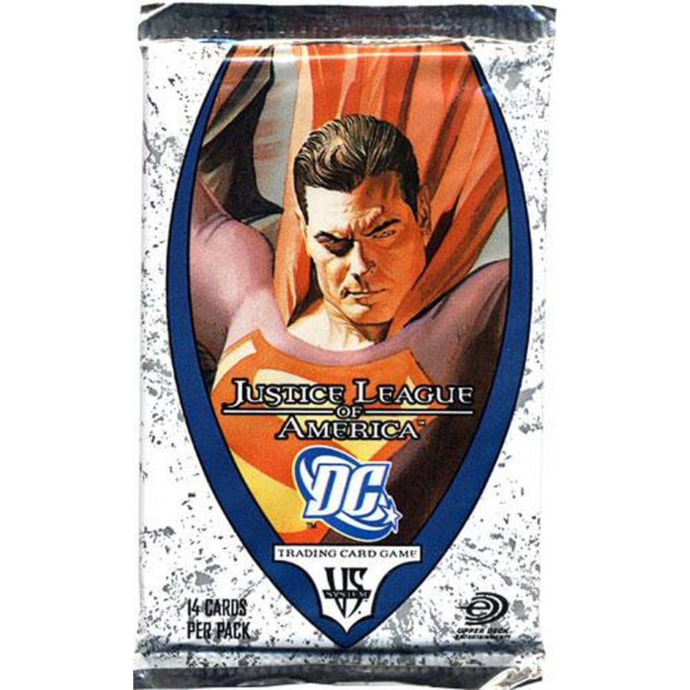 DC VS System Trading Card Game Justice League of America Booster Pack