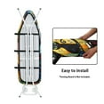 thumbnail image 4 of Kuiaobaty Washable Ironing Board Cover Gradient Cat Branch Circle Iron Dust Cover Protector Cover with 3 Fasteners and Elastic Edge Easy to Install Universal Fit Ironing Board, 4 of 5