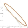 thumbnail image 2 of 14k 1.5mm Rose Gold Twist Slip-on Bangle Bracelet - 1.9 Grams, 2 of 2