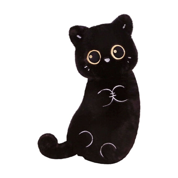 20.9in Cute Cat Plush Pillow, Long Sleeping Body Bolster, Stuffed Animal Cushion for Home Decor, Soft Hugging Toy for Birthday Gifts, Long Kitten Doll
