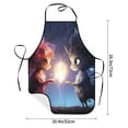 thumbnail image 2 of Easygdp Dreamy Forest Elf Apron Waterdrop Resistant with 2 Pockets,Oil Resistant Cooking Kitchen Chef Apron for Women Men, 2 of 7