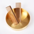 thumbnail image 4 of unbranded Peine De Estilismo De Metal Dorado Con Superficie Antideslizante Para Barbería, 4 of 8