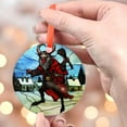 thumbnail image 4 of Krampus: Ornament Style Wall or Window Hanging, 2025, Holiday Decoration, Seasonal Keepsake Gift, Unique Collectible, Window Hanging, Home Decor 2025, Holiday Decoration, Seasonal, 4 of 5