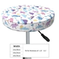 thumbnail image 4 of Hirioo Dinosaur for Round Bar Stool Seat Covers Washable Stool Cushion Slipcover Elastic Bar Chair Covers for 12-14 Inch Chair-13 inch, 4 of 7