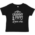 thumbnail image 3 of Inktastic Grammy and Pappy Love Me Girls Granddaughter Girls Baby T-Shirt, 3 of 5