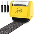 thumbnail image 1 of Sello enrollable Miseyo Wide Yellow con protección contra robo de identidad, 1 of 7